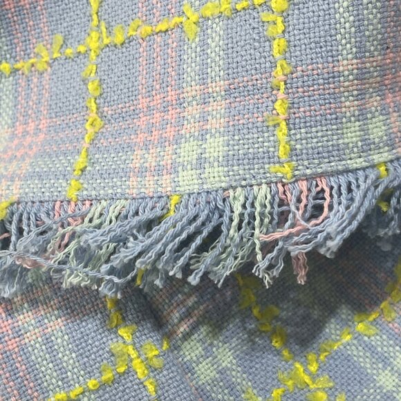 New Ivy City Co Reese Shift Dress in Periwinkle Blue M Medium Tweed - Picture 7 of 9